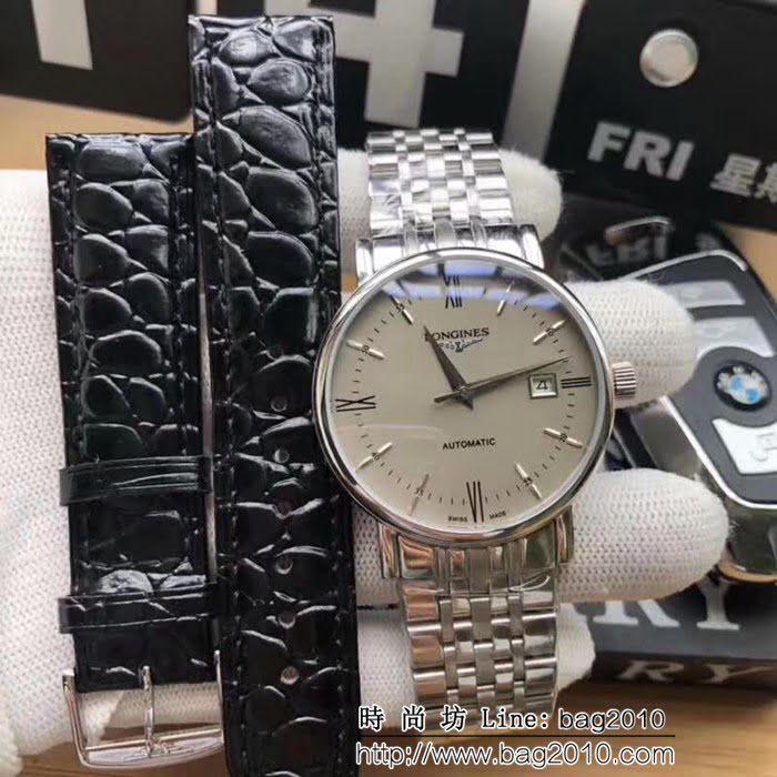 LONGINES浪琴 2018最新款 博雅系列時尚男士腕表 WSS1301
